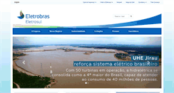Desktop Screenshot of eletrosul.gov.br